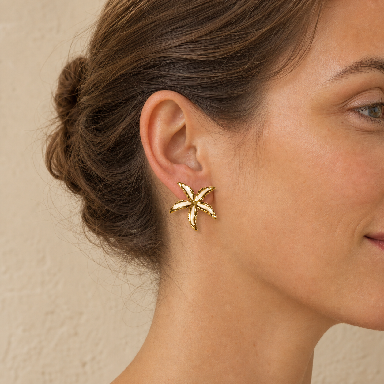 Pendientes estrella de mar
